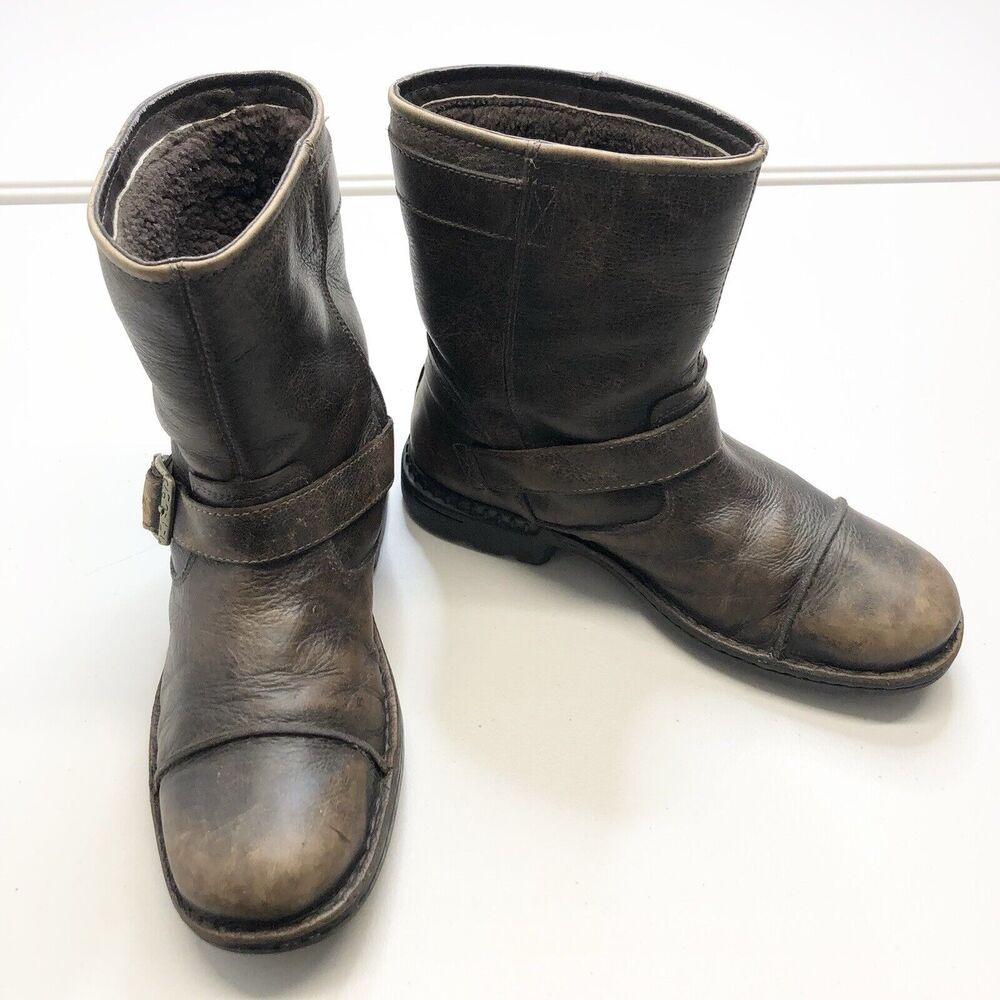 UGG Boots “Rockville II” Men’s Size US 10 Distressed Brown Leather Moto 3043